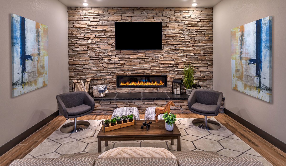 Carson Hills Apartments - Carson City NV - Clubhouse - Fireplace